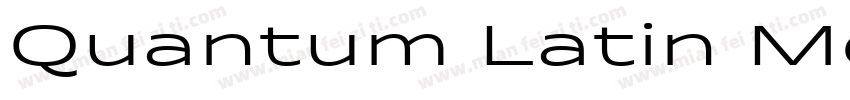 Quantum Latin Medium字体转换